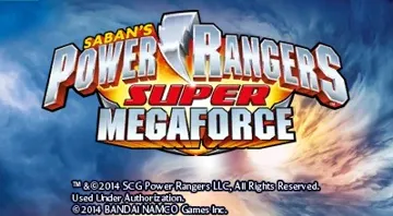 Power Rangers - Super Megaforce (Europe) (En,Fr,De,Es,It) screen shot title